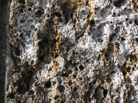 The wall block in the old building in Paris