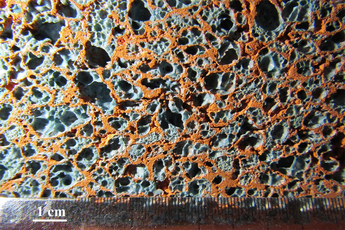 Structure of the porous brick
